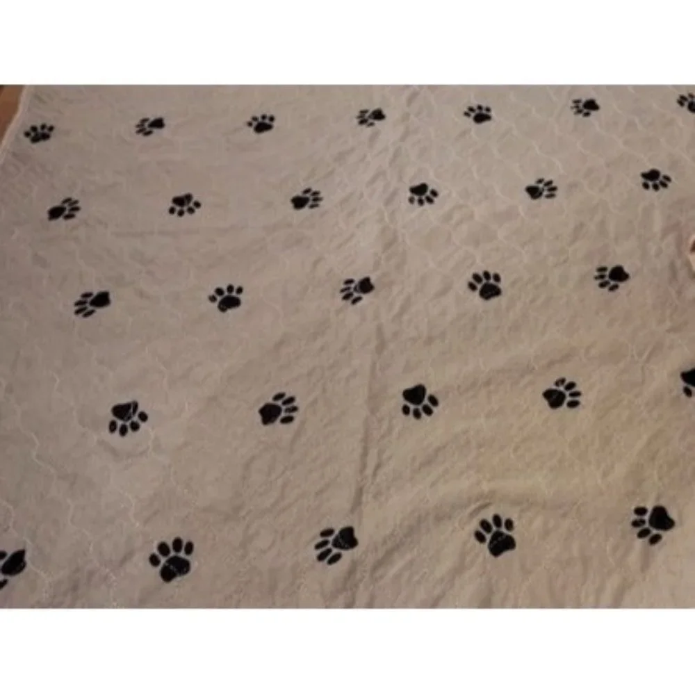 Washable Dog Pee Pads with Puppy Grooming Gloves,Puppy Pads, Reusable Pad